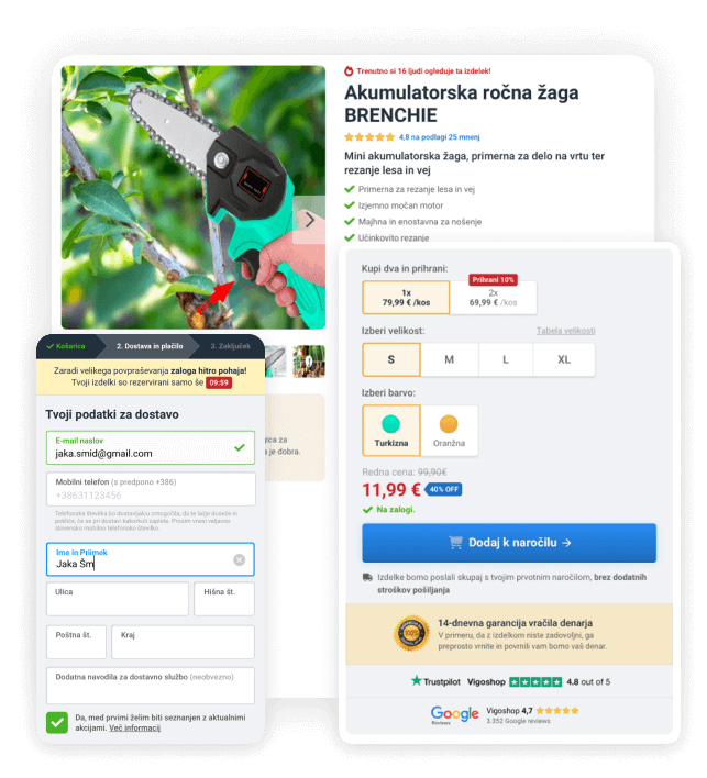 VigoShop e-commerce design